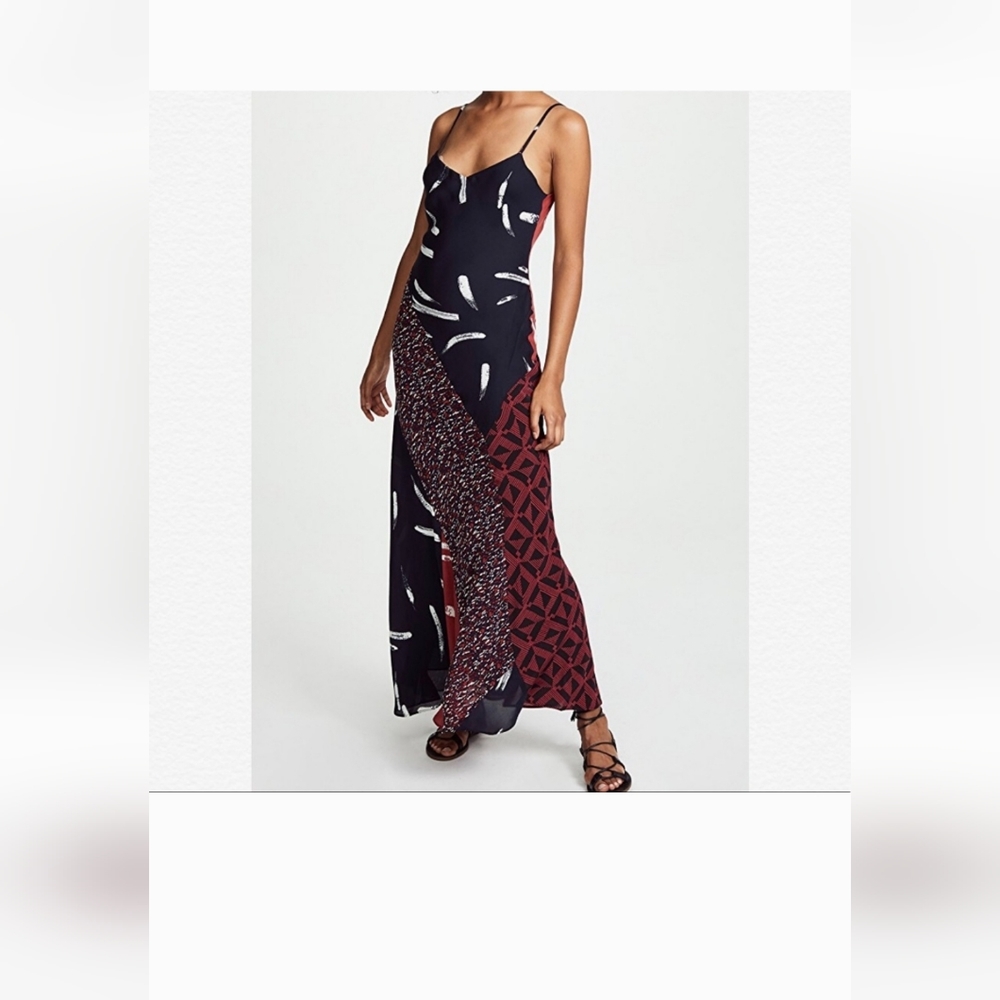 JOIE BRAEWIN SILK MAXI DRESS SIZE XS